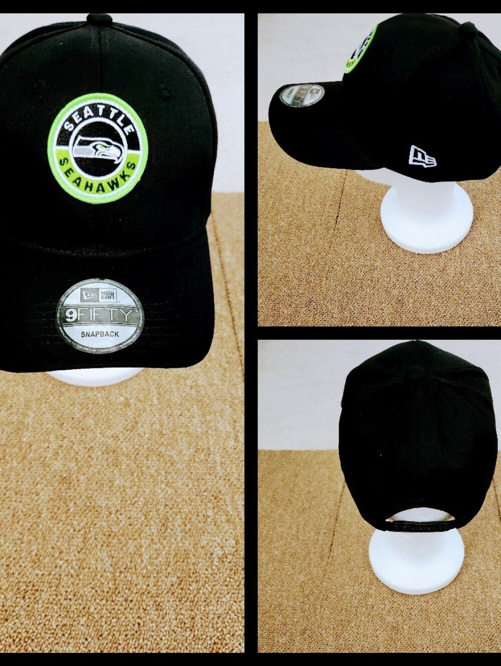 SEATTLE SEAHAWKS NFL FOOTBALL SNAPBACK HAT.